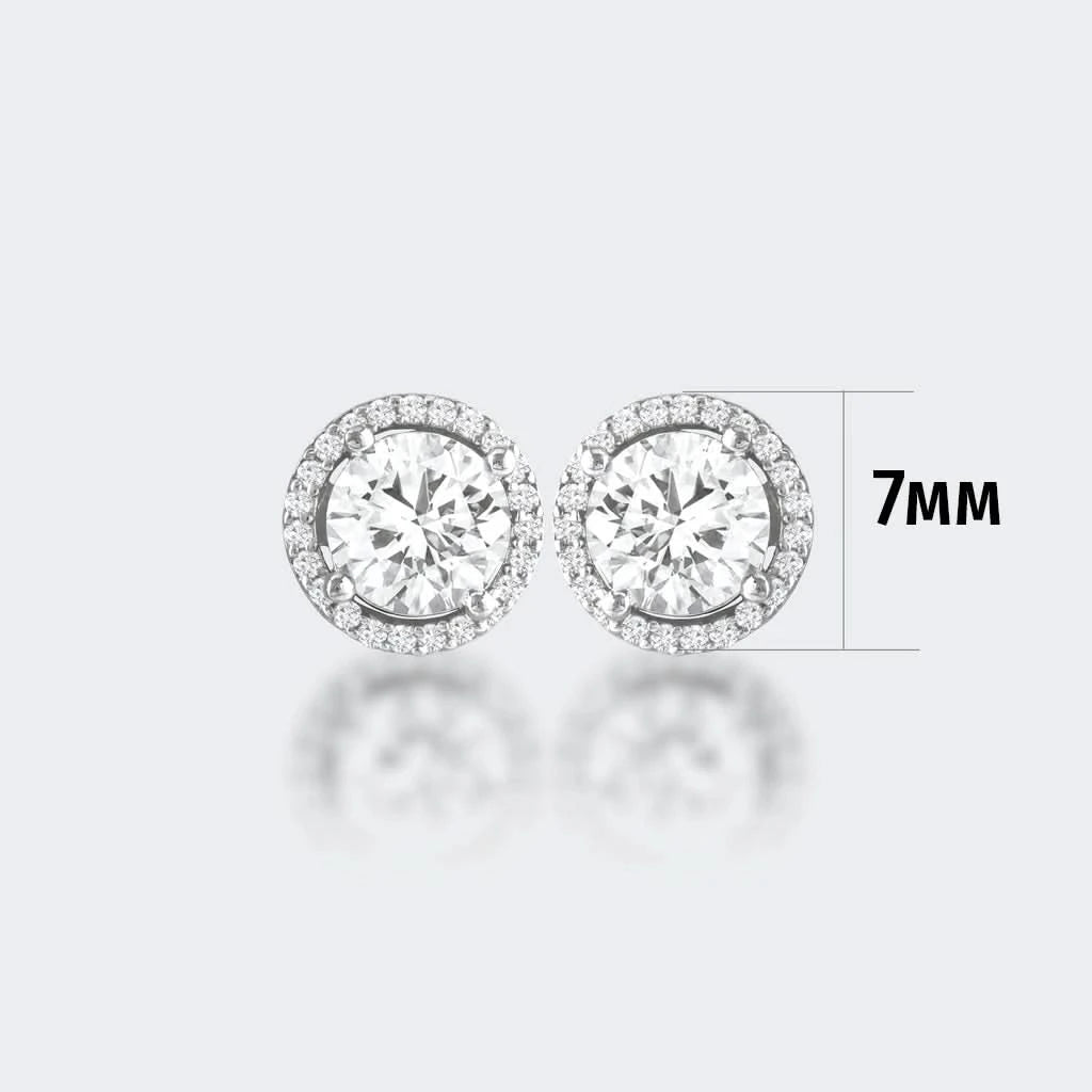 Дамски комплект Iced Crushed Stones Classic Set Сребро 925