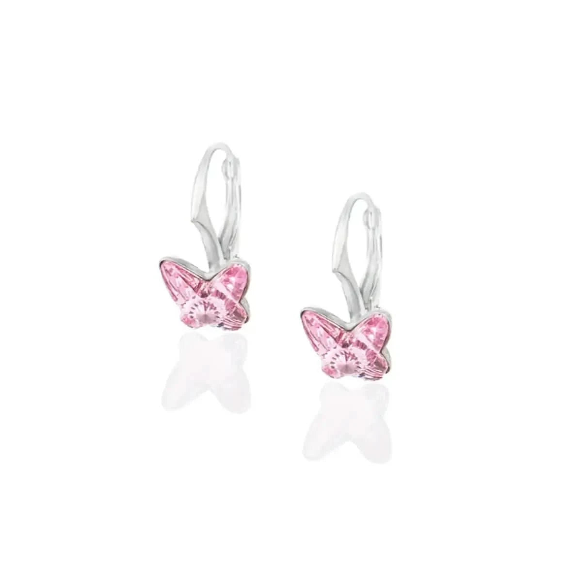 Детски обици Пеперуди от Сребро 925 – by Crystal Pro Jewellery