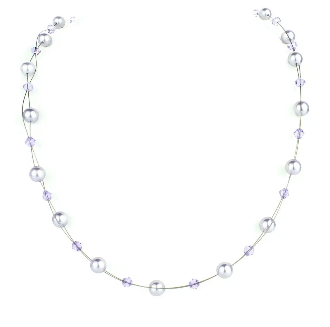 Елегантно колие с перли и кристали – by Crystal Pro Jewellery