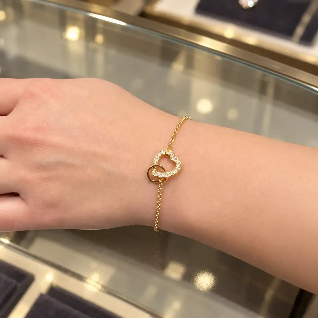 Delicate Charm Glow bracelet 18K gold plated