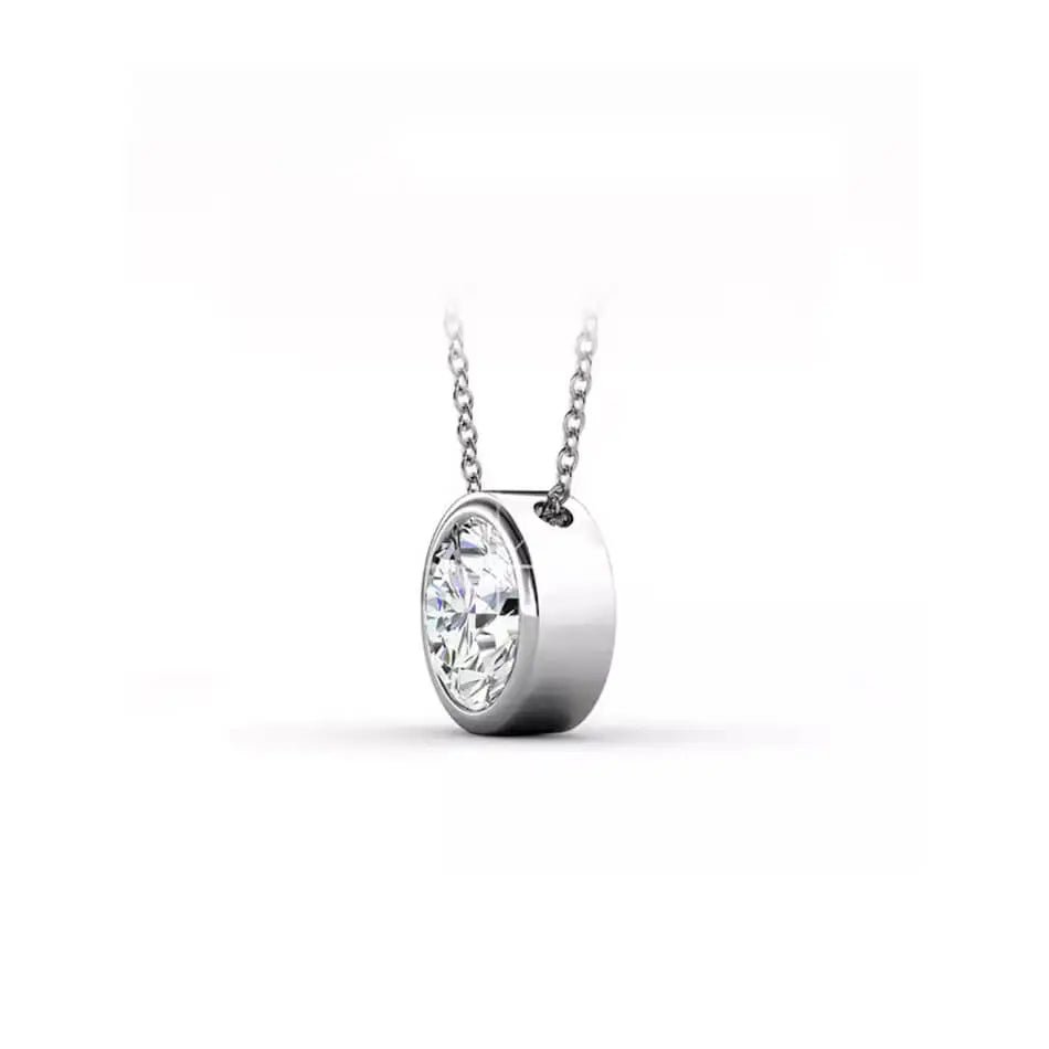 Класическа елегантност Колие и обици с австрийски кристали – by Crystal Pro Jewellery