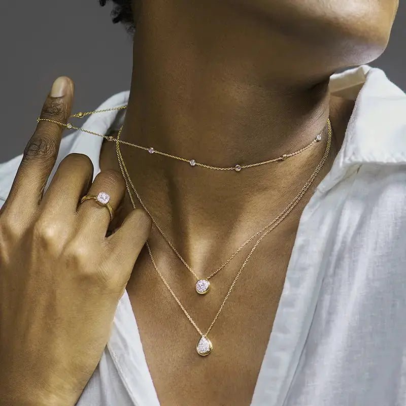 Колие Shine for You Сребро 925 Минималистичен дизайн – by Crystal Pro Jewellery