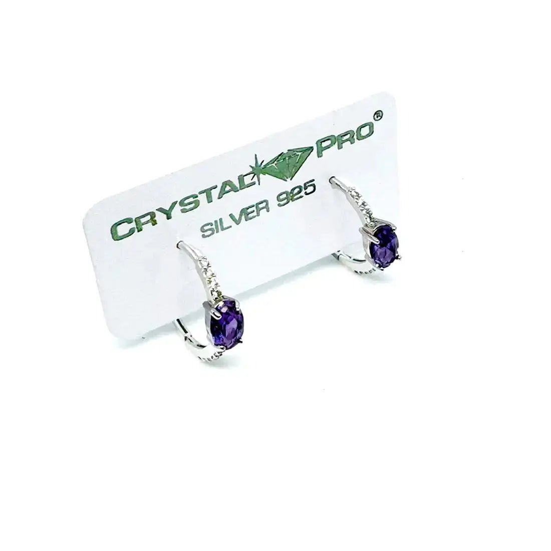 Луксозни сребърни обици с Нано Александрит Фина бижутерия – by Crystal Pro Jewellery