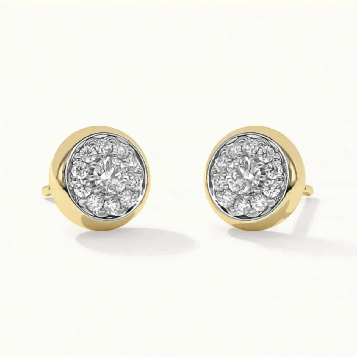 Малки кръгли обици Shine for You Сребро 925 – by Crystal Pro Jewellery