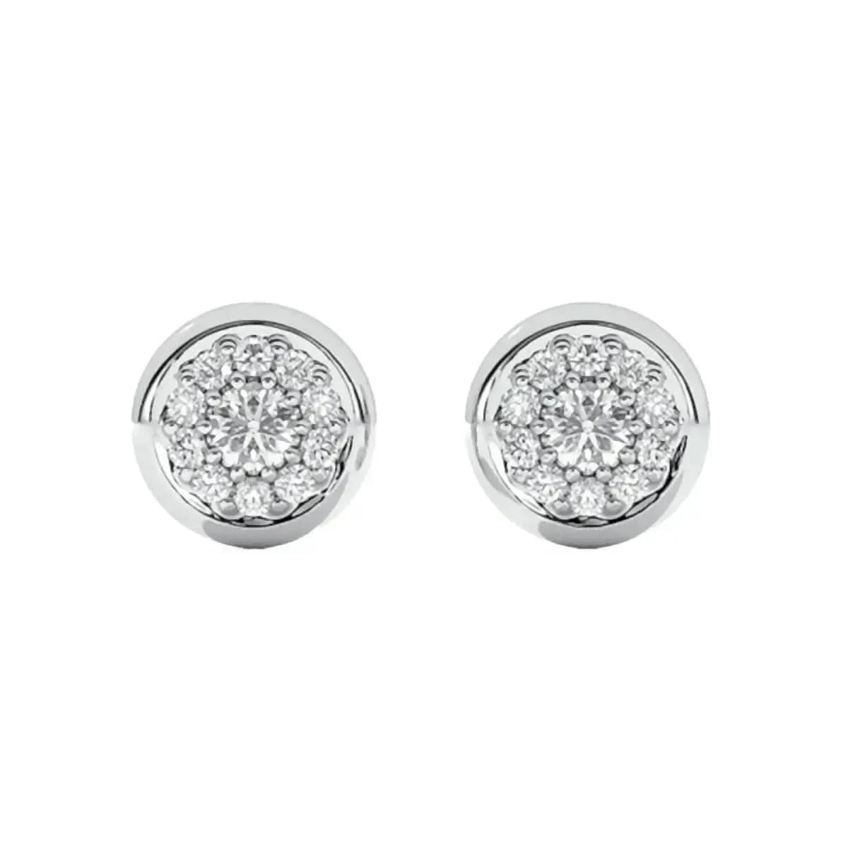 Малки кръгли обици Shine for You Сребро 925 – by Crystal Pro Jewellery