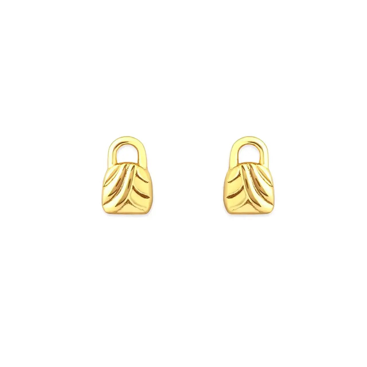 Малки сребърни обици Катинарче Винтидж стил – by Crystal Pro Jewellery