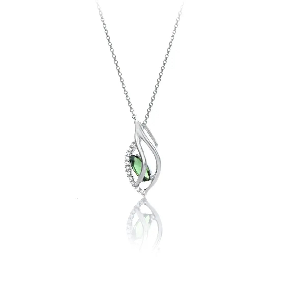 Нежно колие с модерен дизайн Сребро 925 – by Crystal Pro Jewellery