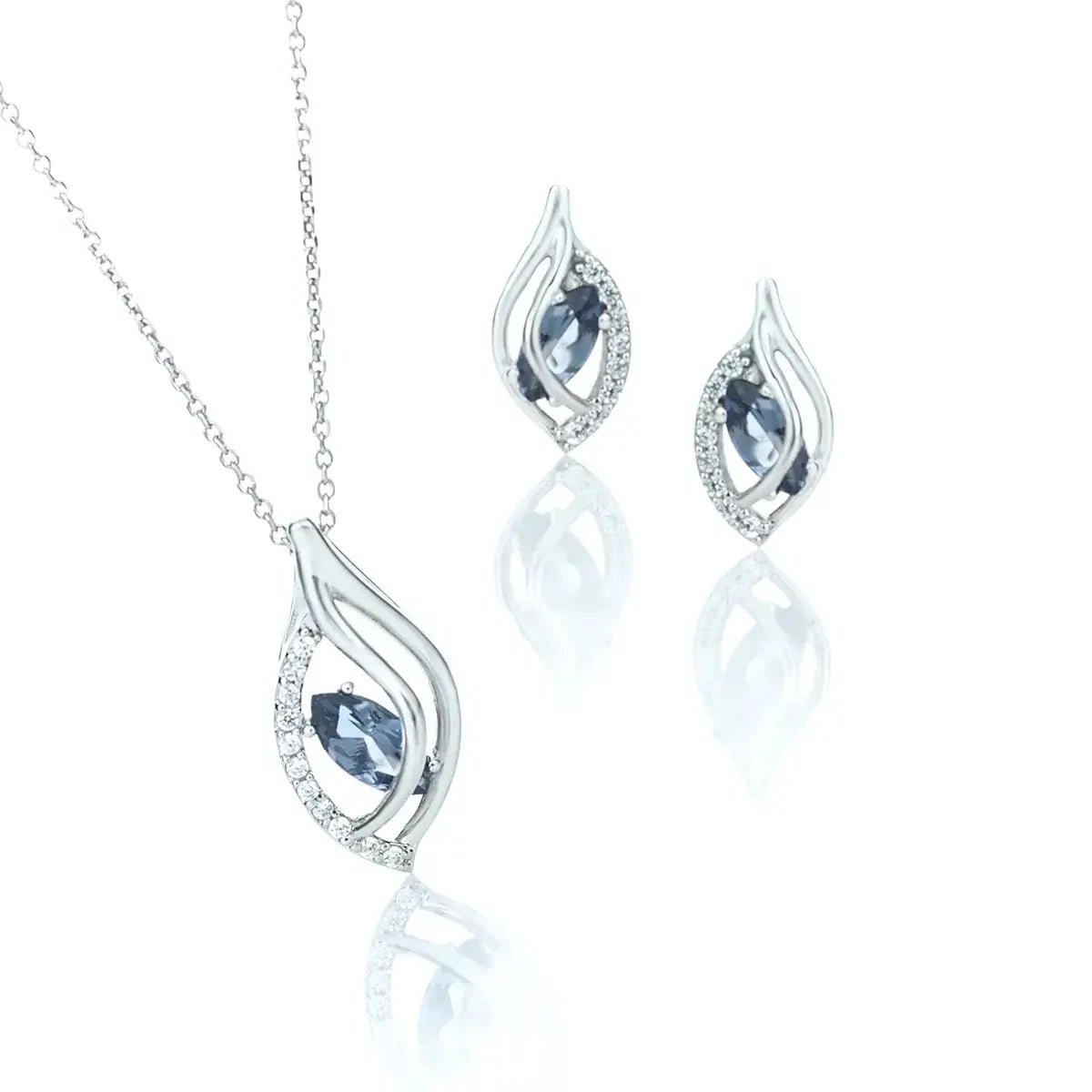 Нежно колие с модерен дизайн Сребро 925 – by Crystal Pro Jewellery