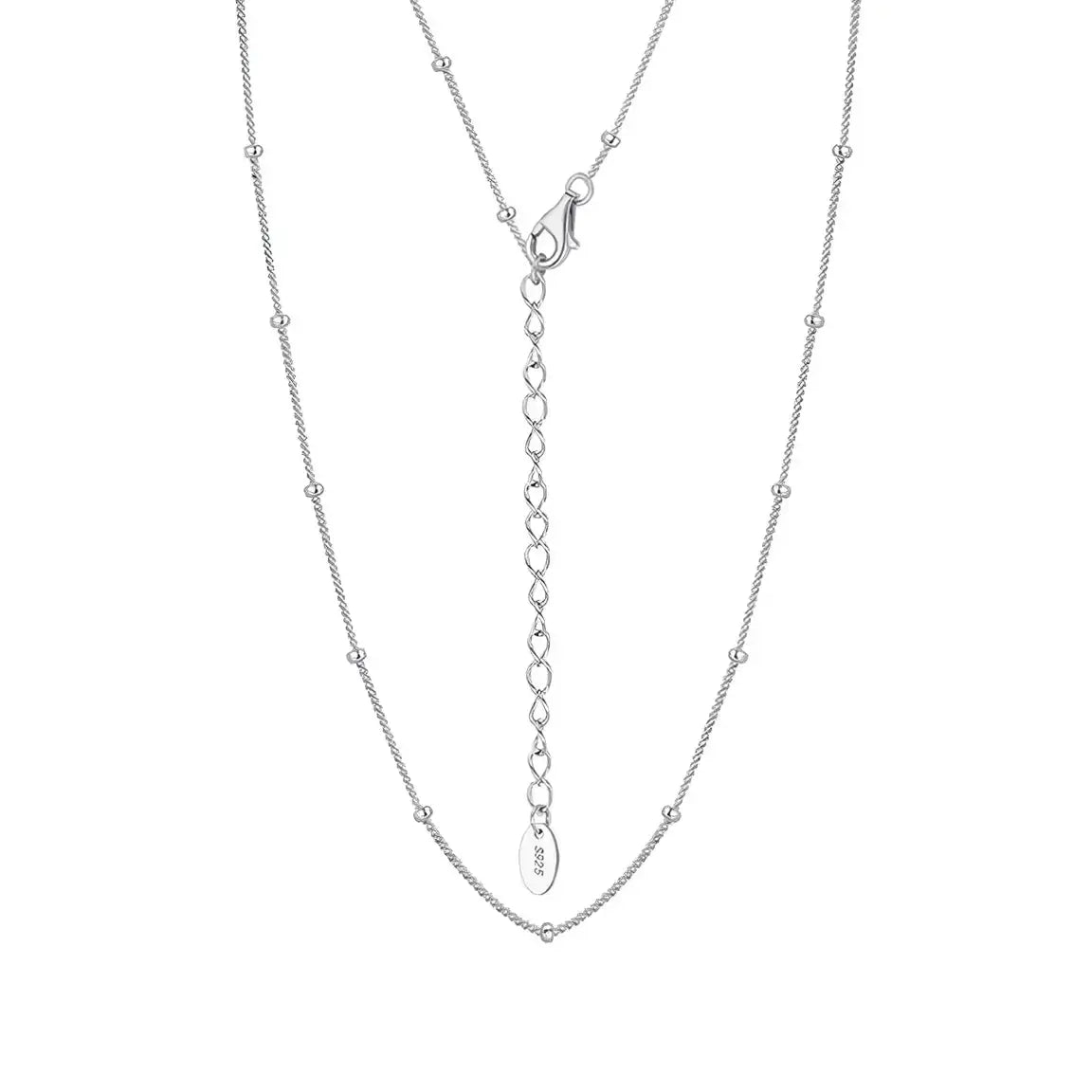 Нежно сребърно колие за всеки ден – by Crystal Pro Jewellery