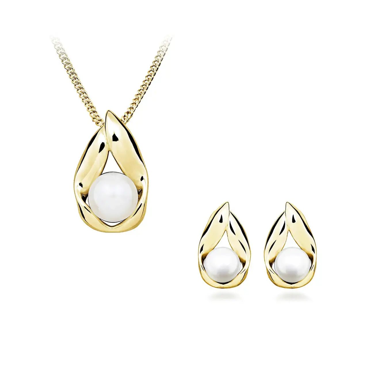 Обеци с речни перли Pearl Embrace Сребро 925 – by Crystal Pro Jewellery