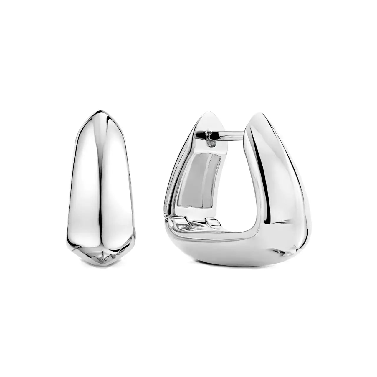 Oбици Халки от Сребро 925 Модерен геометричен дизайн – by Crystal Pro Jewellery