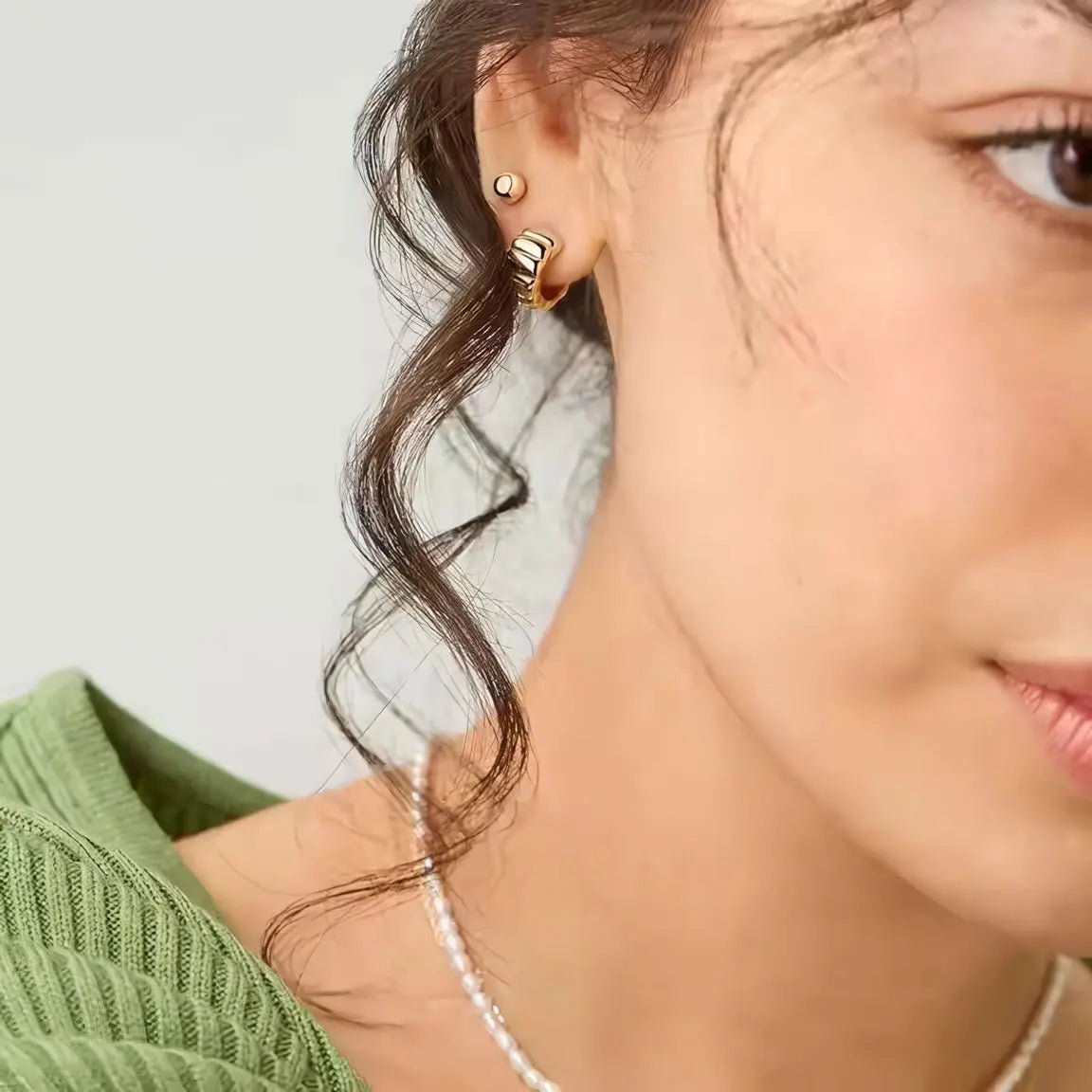 Обици Халки с дръзка текстура Сребро 925 – by Crystal Pro Jewellery