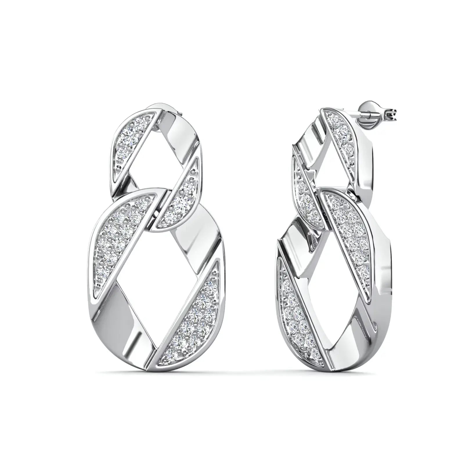 Обици с кристален блясък Gold Glam – by Crystal Pro Jewellery