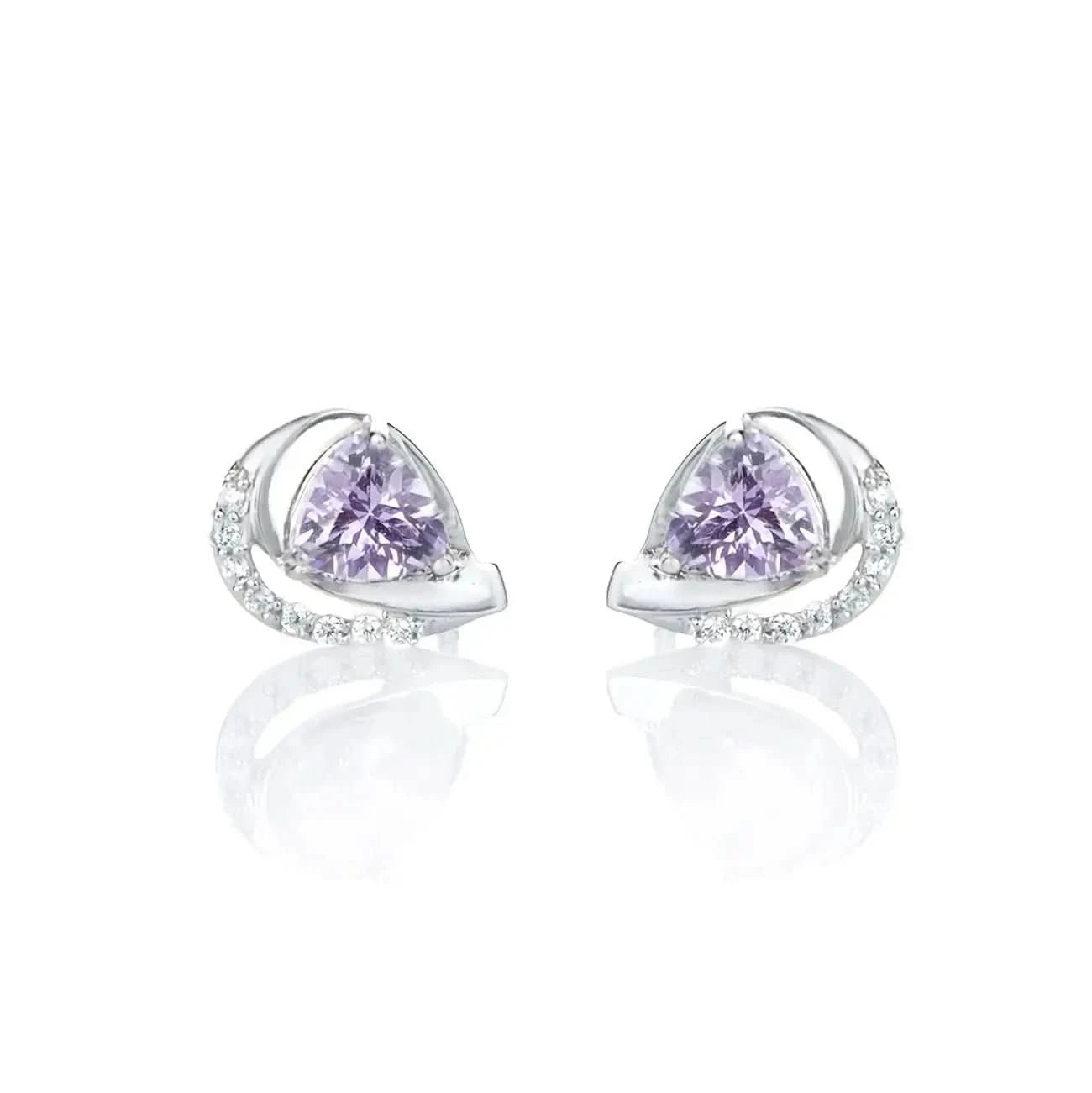 Обици с Нано Александрит Сребро 925 – by Crystal Pro Jewellery