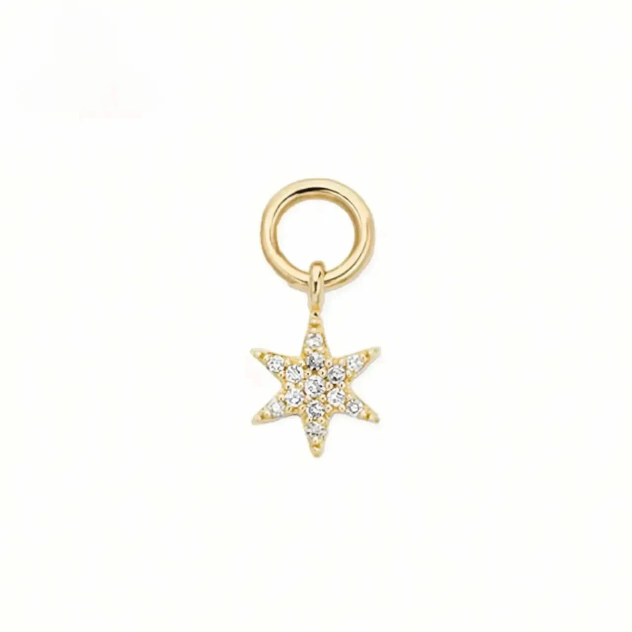 Позлатен талисман Звезда Сребро 925 – by Crystal Pro Jewellery