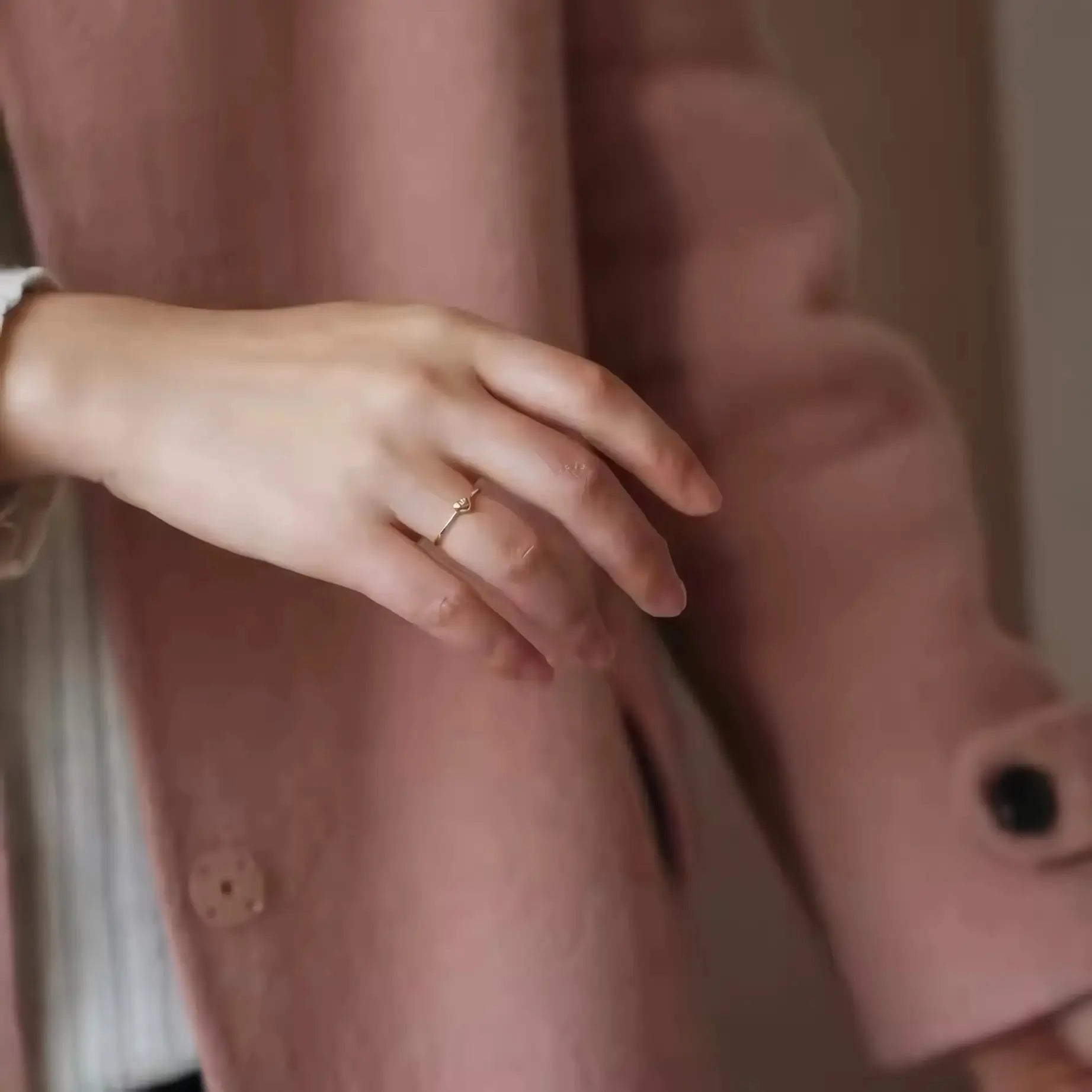 Сребърен пръстен Малко Сърце фин дизайн – by Crystal Pro Jewellery