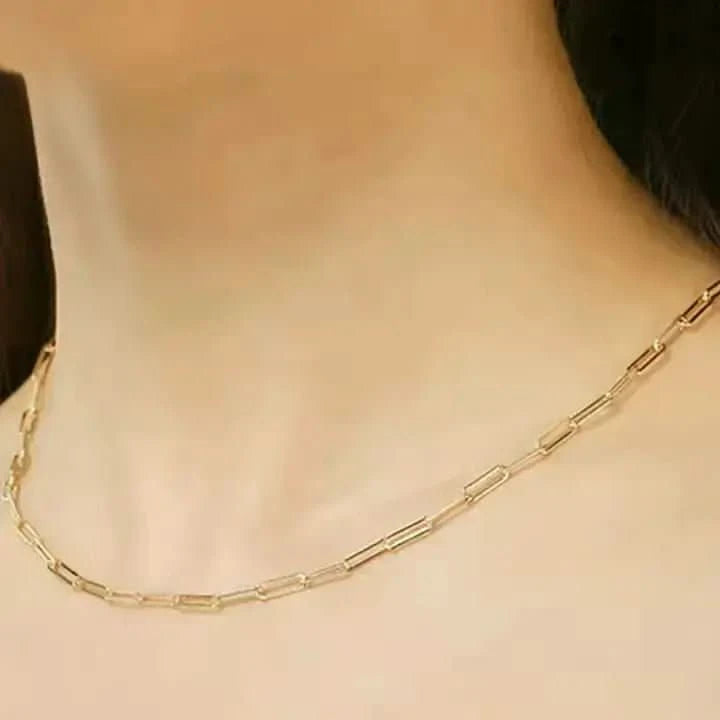 Сребърен синджир тип кламер унисекс модел – by Crystal Pro Jewellery
