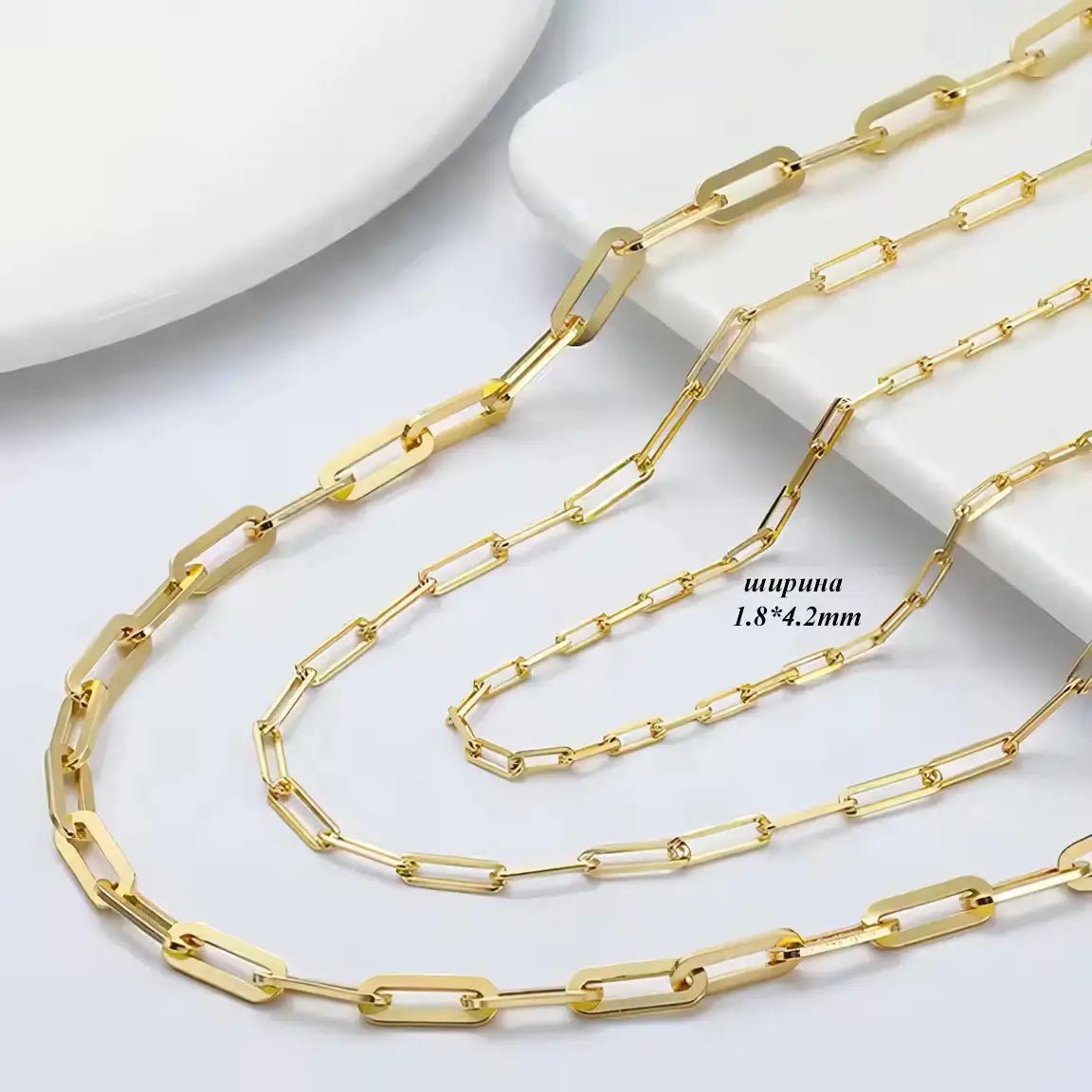 Сребърен синджир тип кламер унисекс модел – by Crystal Pro Jewellery