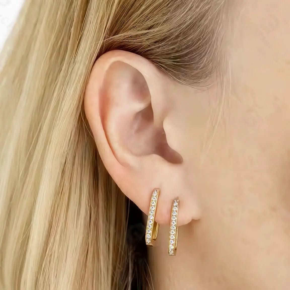 Сребърни oбици Халки с овална форма – by Crystal Pro Jewellery