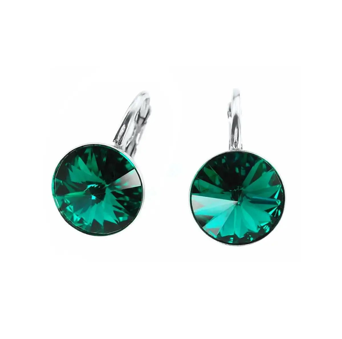 Сребърни обици с кристали за ежедневна визия Сребро 925 – by Crystal Pro Jewellery