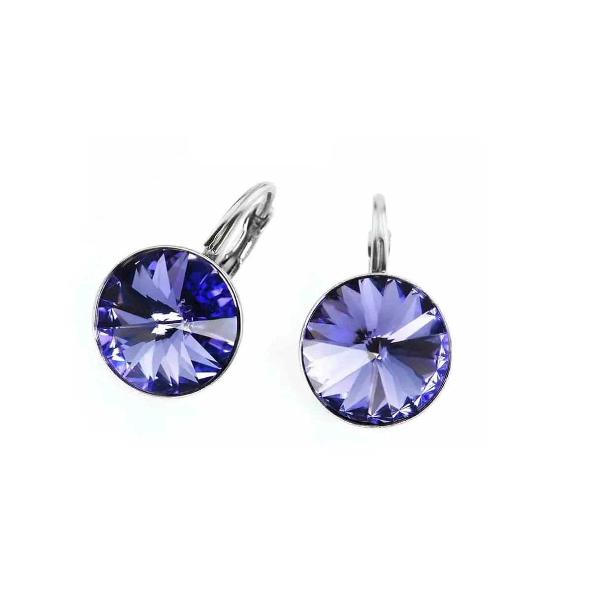 Сребърни обици с кристали за ежедневна визия Сребро 925 – by Crystal Pro Jewellery