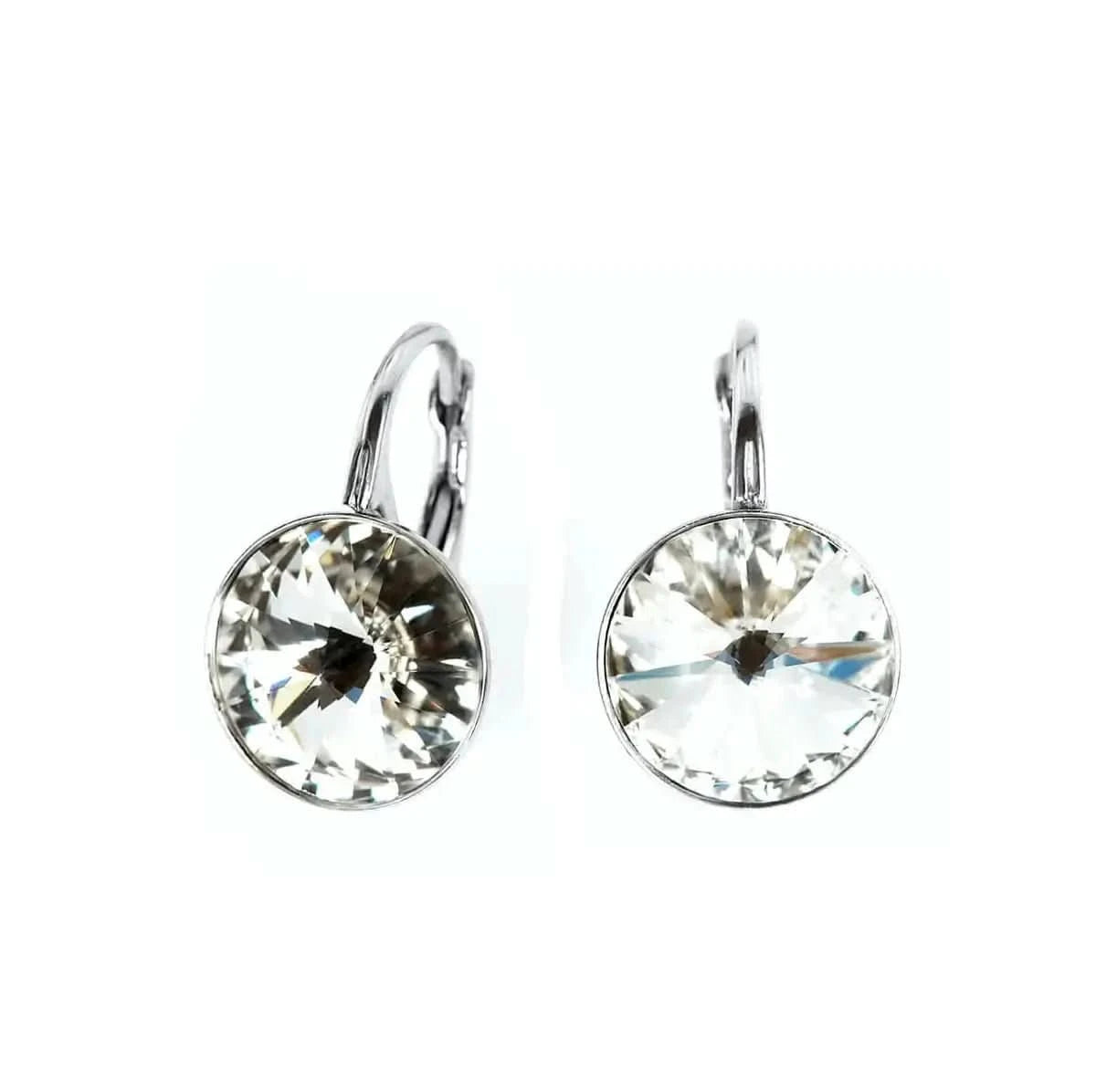 Сребърни обици с кристали за ежедневна визия Сребро 925 – by Crystal Pro Jewellery