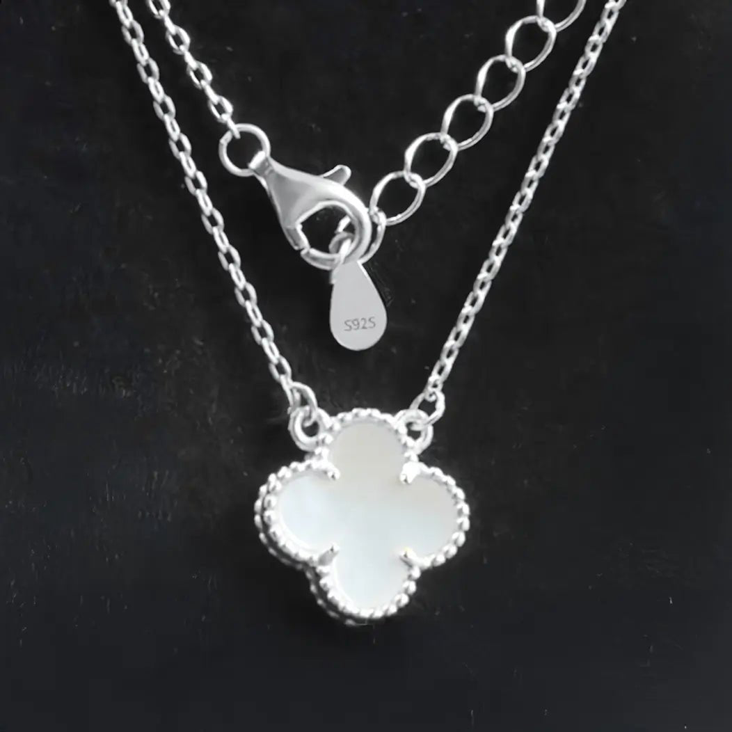 Сребърно колие Детелина модел в няколко цвята – by Crystal Pro Jewellery