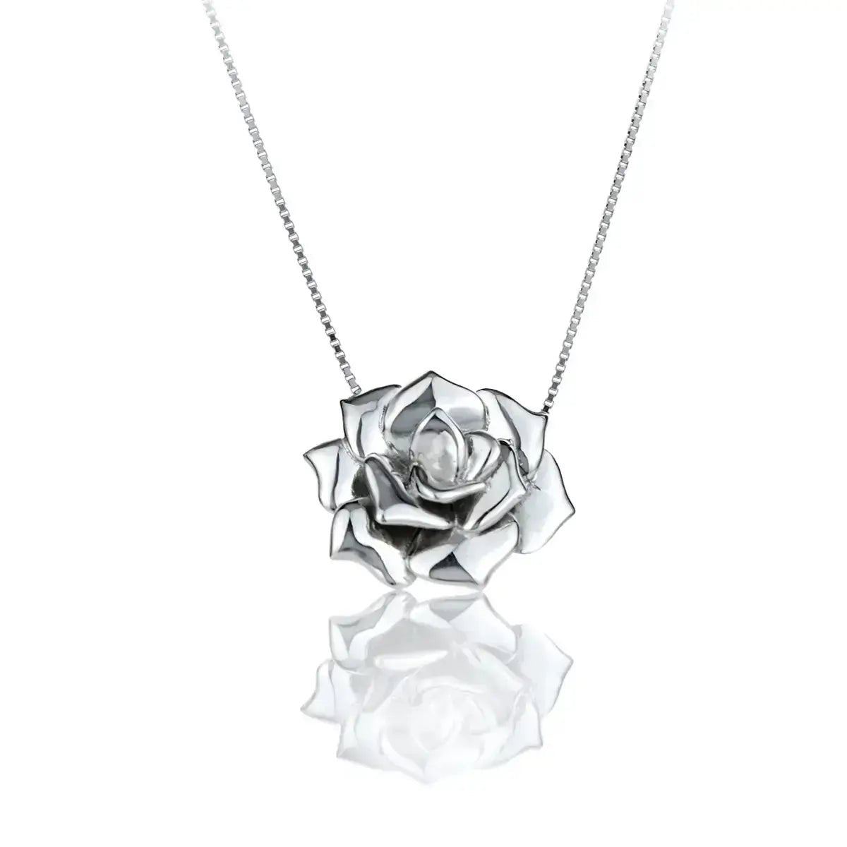 Сребърно колие Роза – by Crystal Pro Jewellery