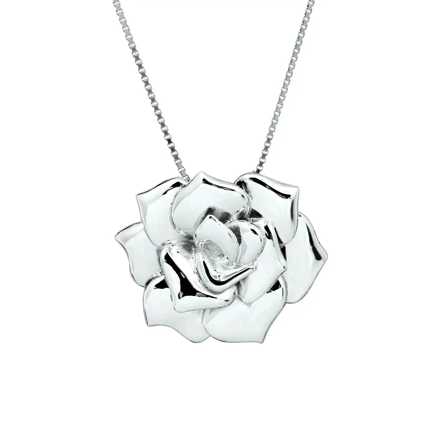 Сребърно колие Роза – by Crystal Pro Jewellery
