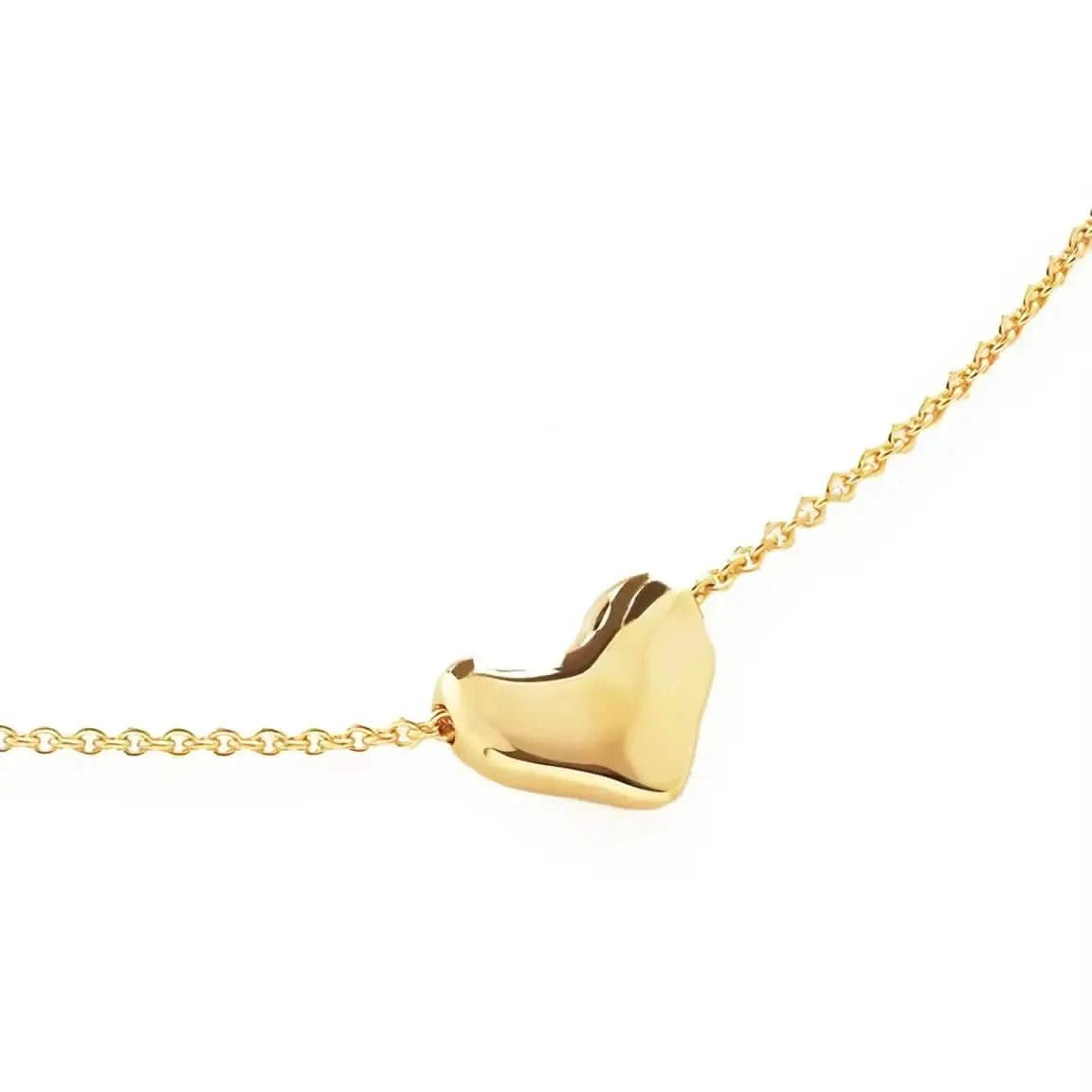 Сребърно колие Сърце Модерен дизайн – by Crystal Pro Jewellery