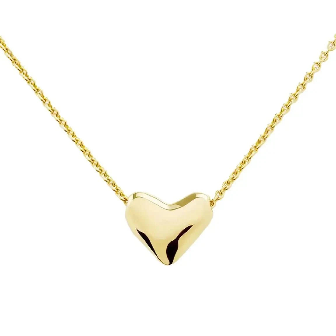 Сребърно колие Сърце Модерен дизайн – by Crystal Pro Jewellery