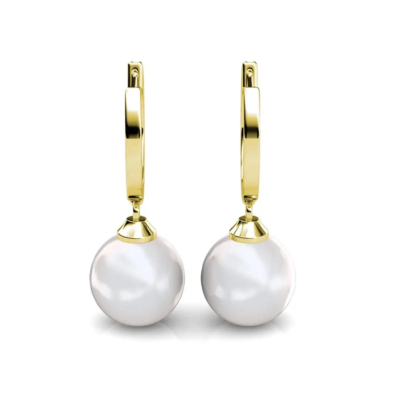 Обици Pearl Glow с перли и 18K Златно покритие