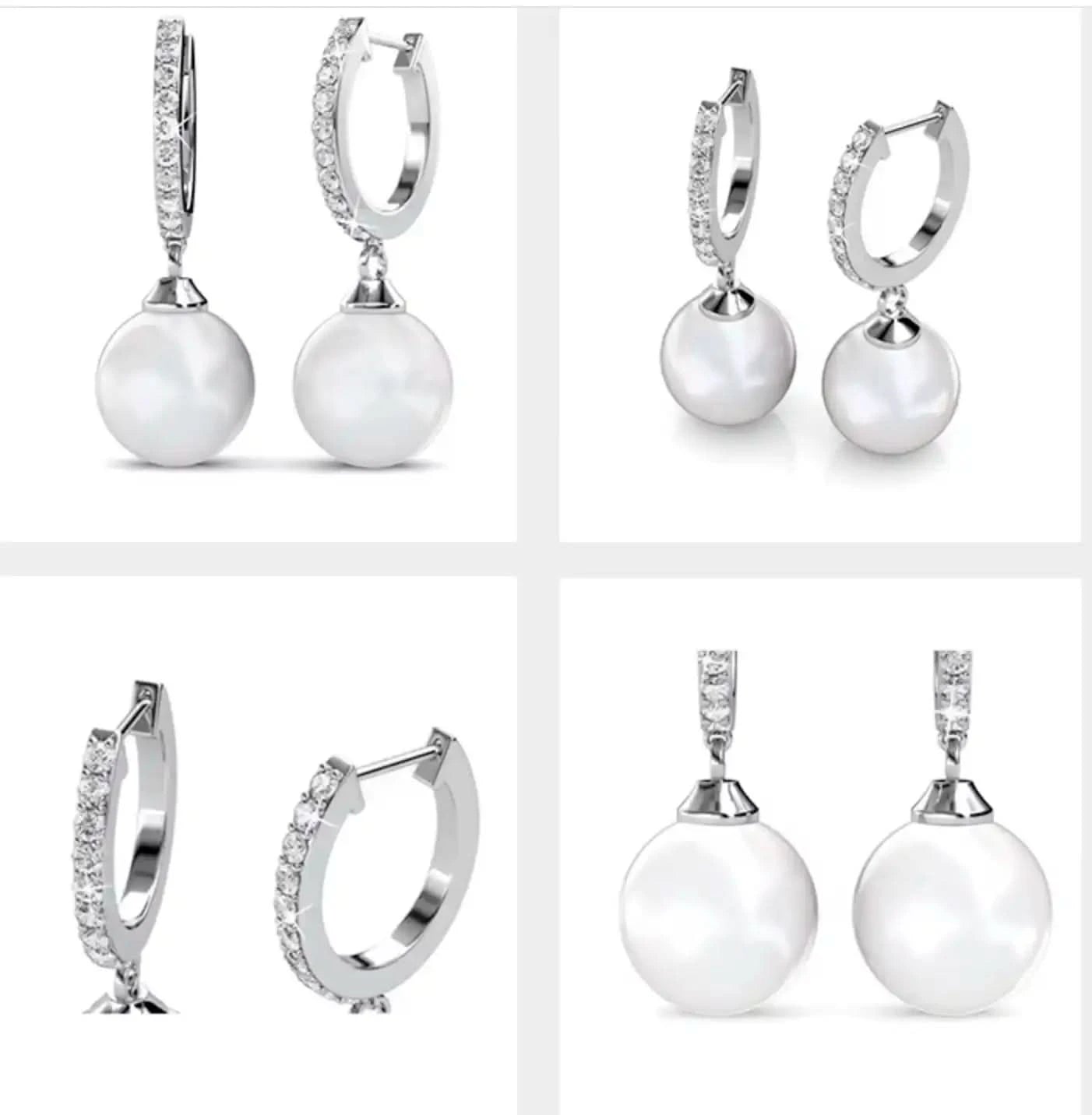 Обици Pearl Glow с перли и 18K Златно покритие
