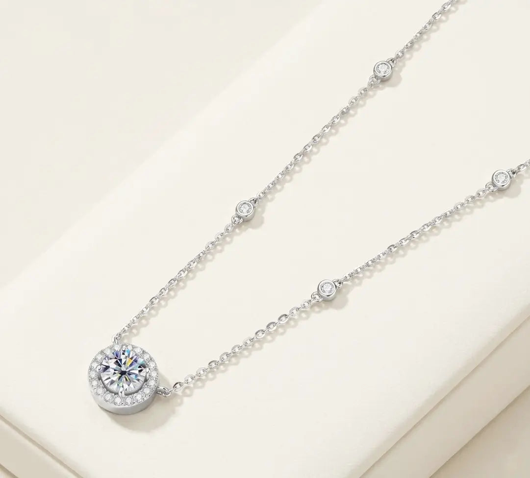 Дамски комплект Iced Crushed Stones Classic Set Сребро 925