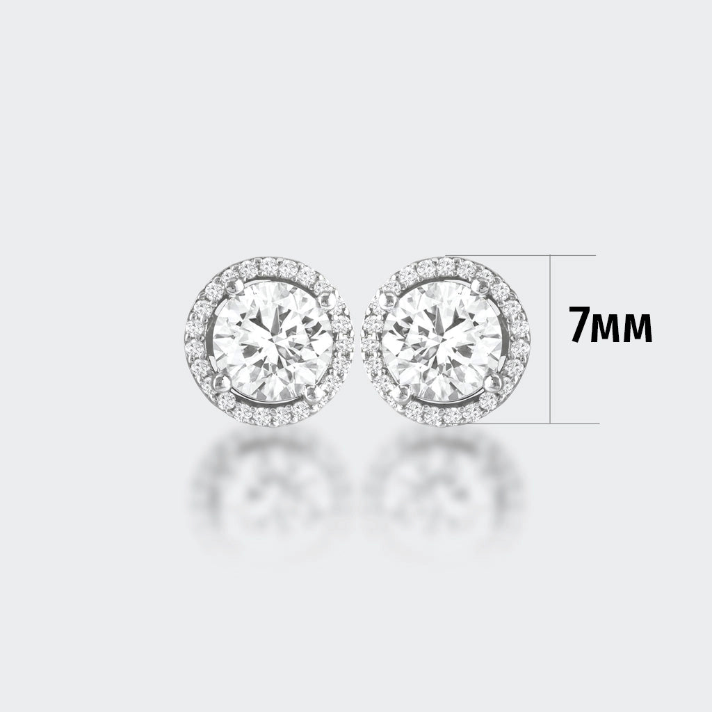 Дамски комплект Iced Crushed Stones Classic Set Сребро 925