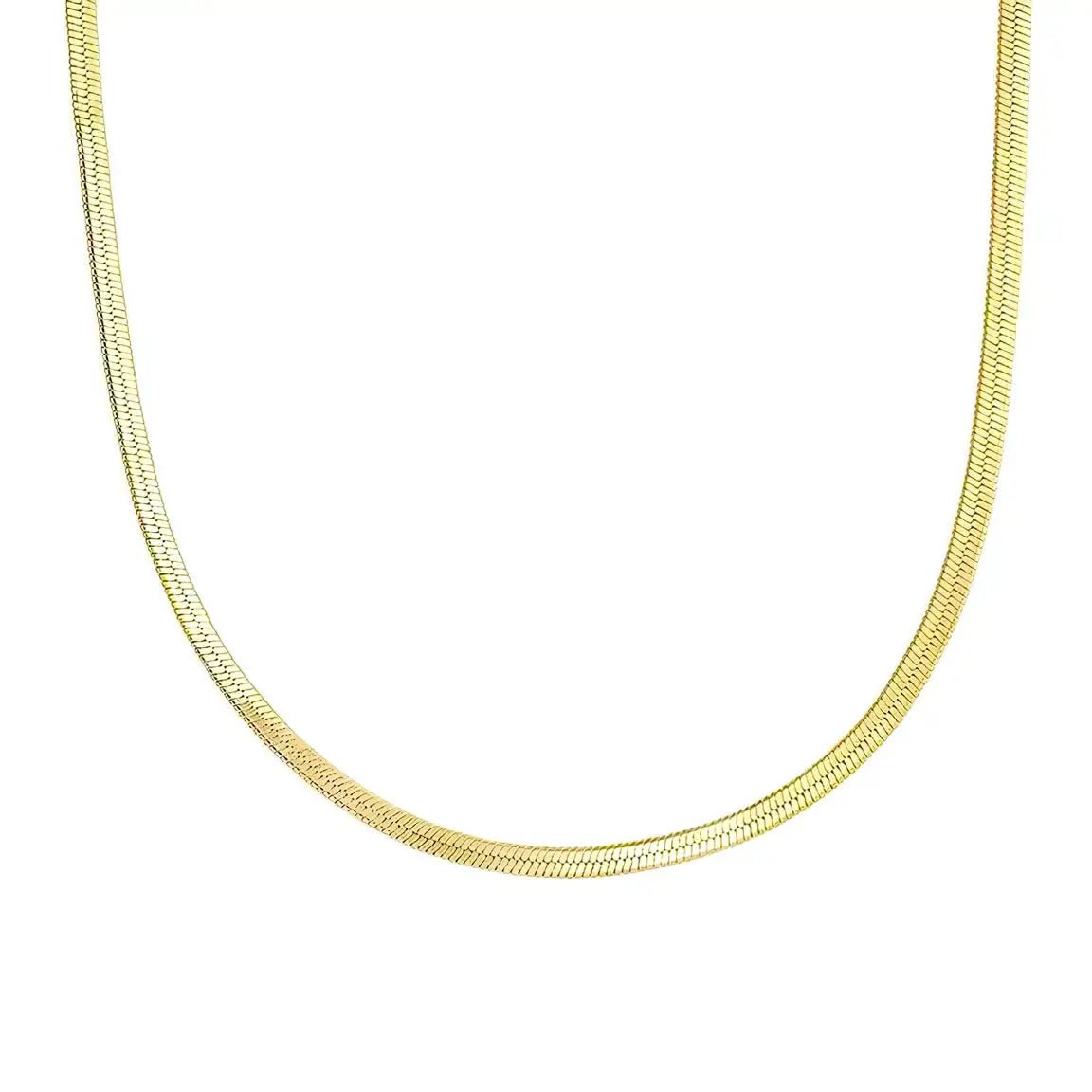 Дамско колие Herringbone Chain Сребро 925 – by Crystal Pro Jewellery