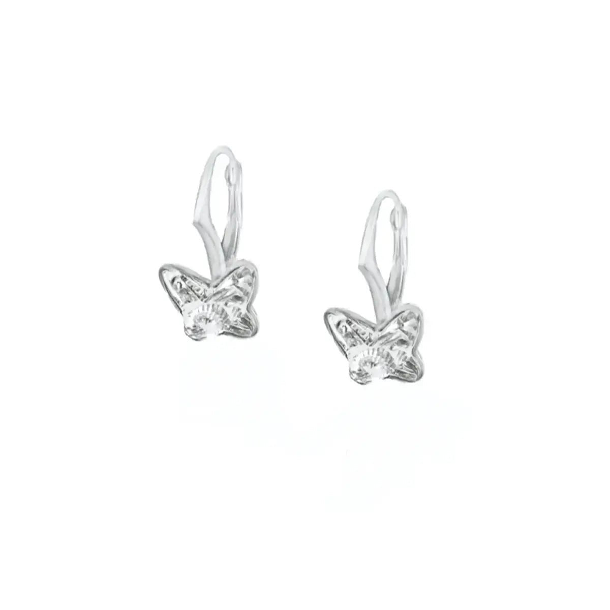 Детски обици Пеперуди от Сребро 925 – by Crystal Pro Jewellery