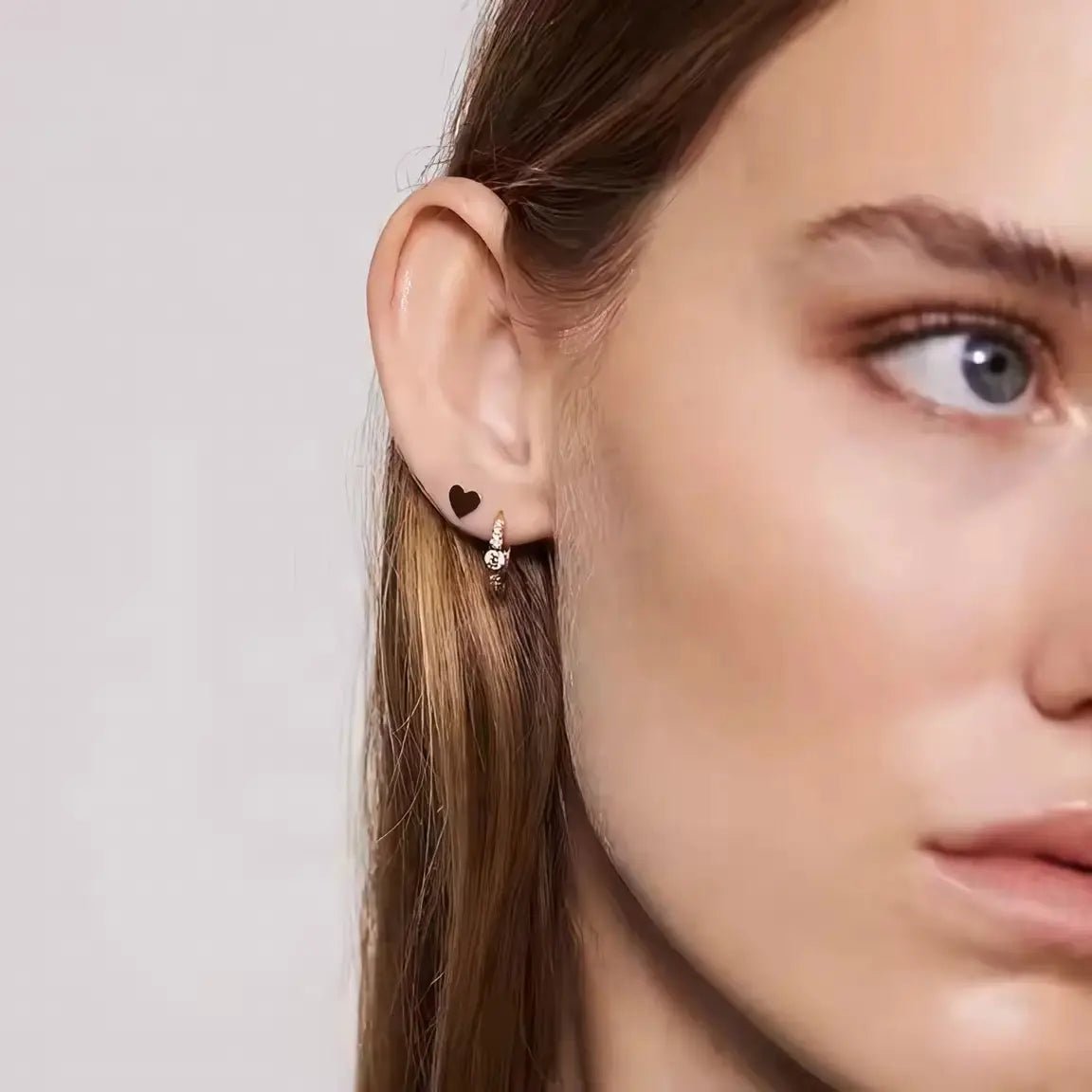 Елегантни позлатени халки с блестящи цирконии Минималистичен стил Сребро 925 – by Crystal Pro Jewellery