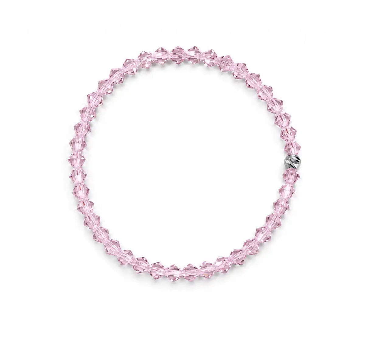Stylish bracelet with pearls and crystals