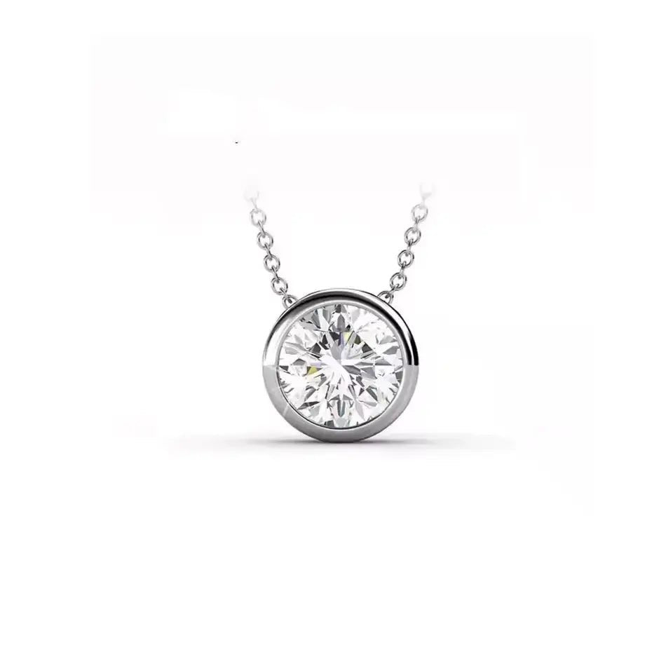 Класическа елегантност Колие и обици с австрийски кристали – by Crystal Pro Jewellery