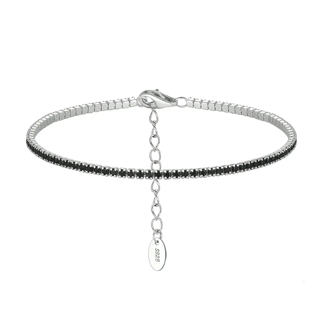 Луксозна тенис гривна с кубични цирконии Сребро 925 с покритие от 18K злато – by Crystal Pro Jewellery