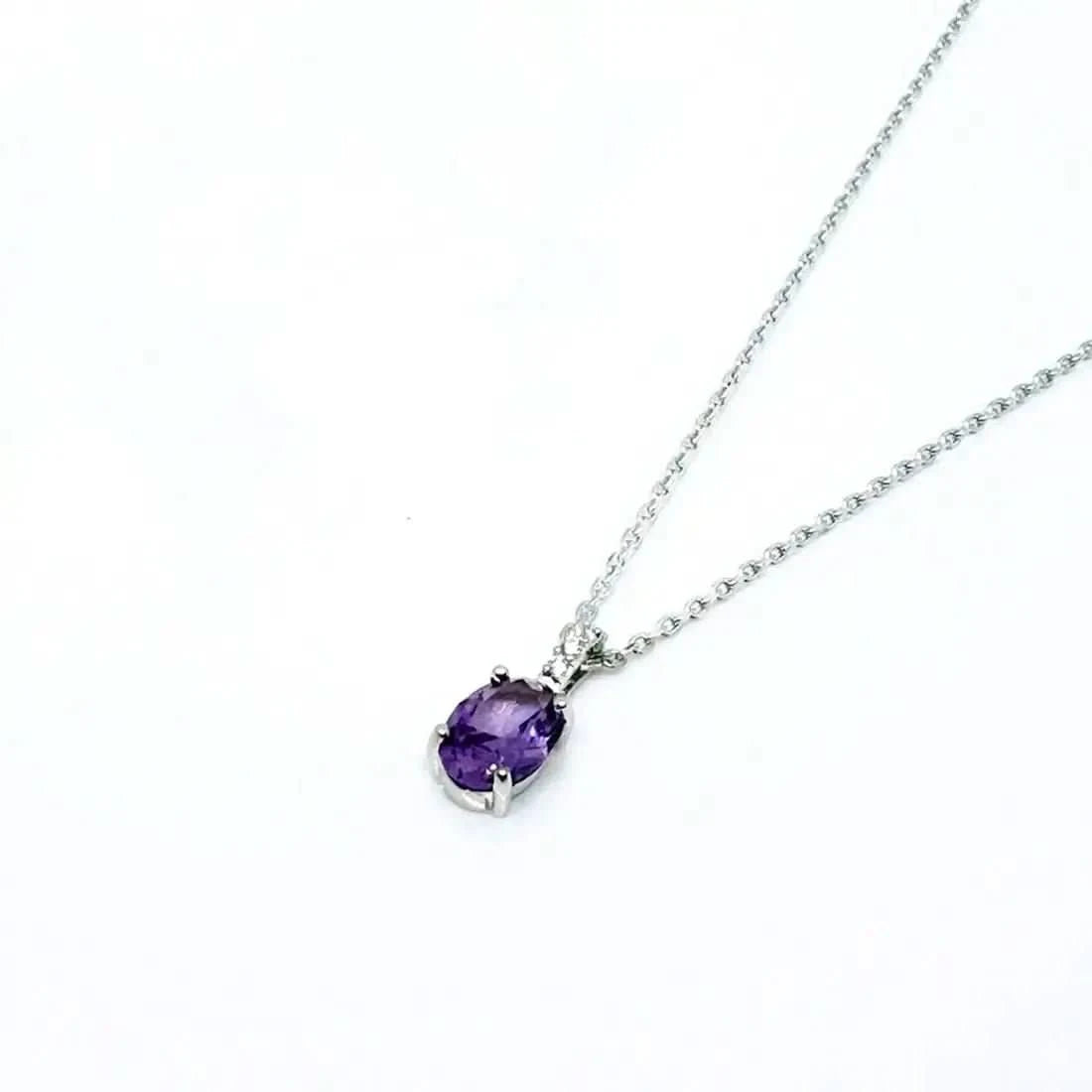 Луксозно сребърно колие с Нано Александрит Фина бижутерия – by Crystal Pro Jewellery