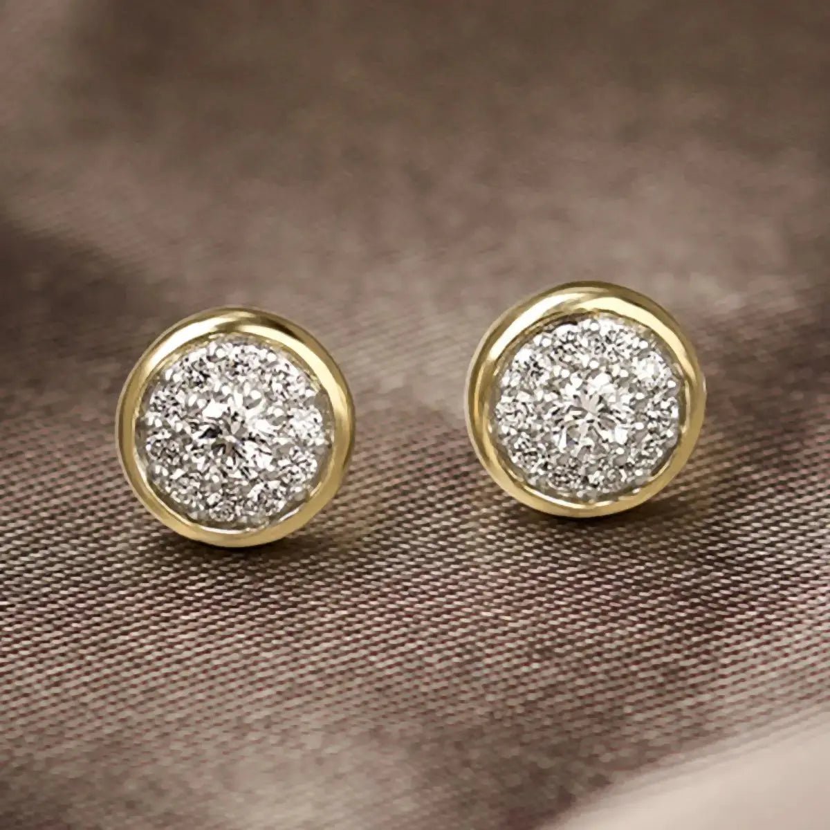 Малки кръгли обици Shine for You Сребро 925 – by Crystal Pro Jewellery