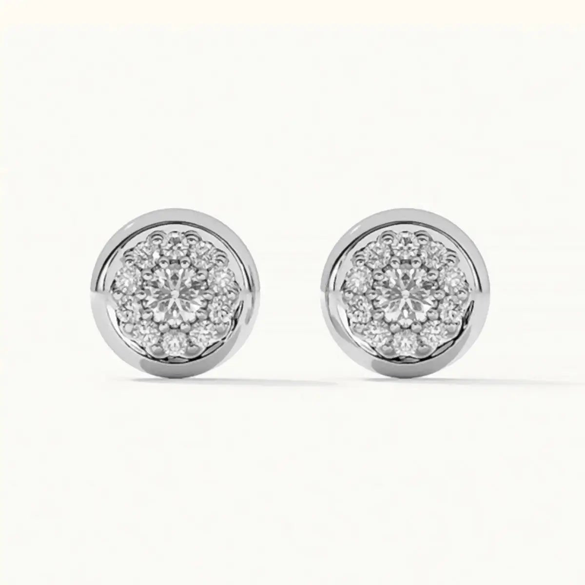 Малки кръгли обици Shine for You Сребро 925 – by Crystal Pro Jewellery