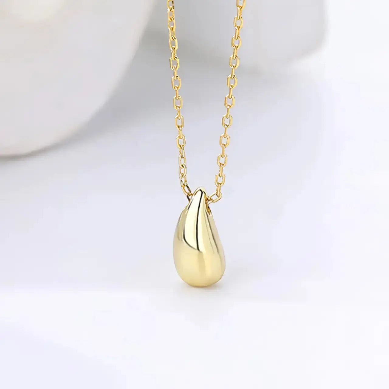 Минималистично колие Водна капка Сребро 925 – by Crystal Pro Jewellery