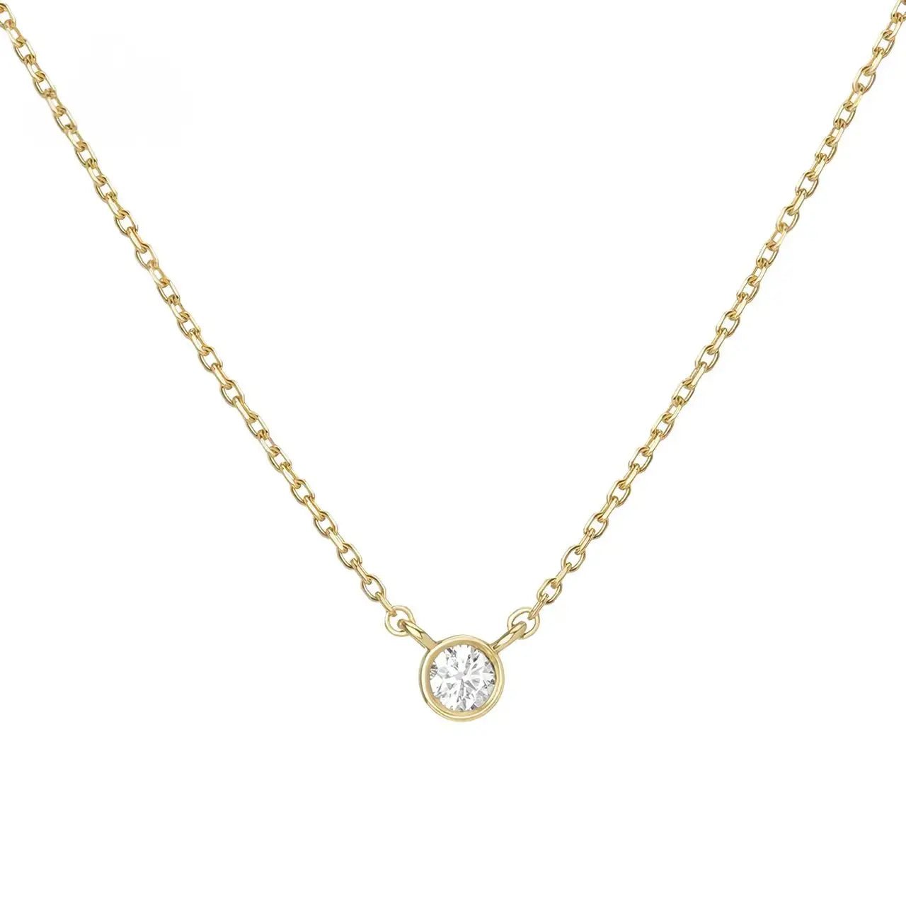 Минималистично сребърно колие – by Crystal Pro Jewellery