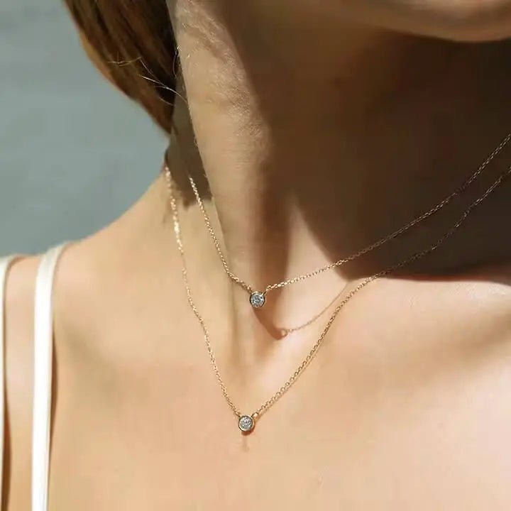 Минималистично сребърно колие – by Crystal Pro Jewellery
