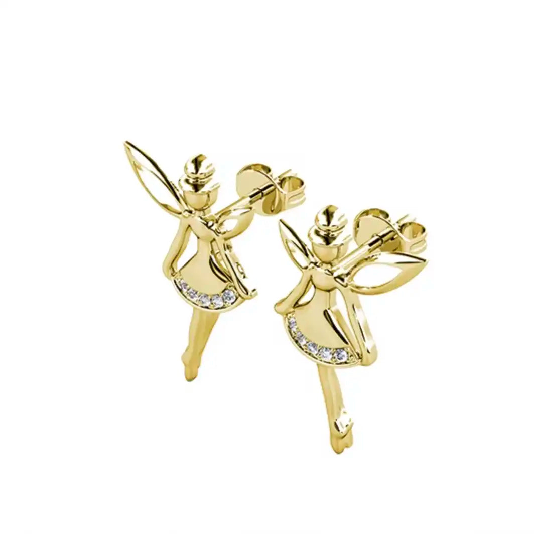 Magic Fairy Necklace with Crystal Shine and 18K Rose Gold Plating