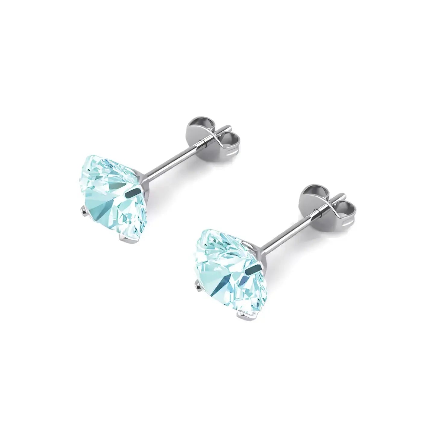 Обици с естествен Син Топаз Сребро 925 – by Crystal Pro Jewellery