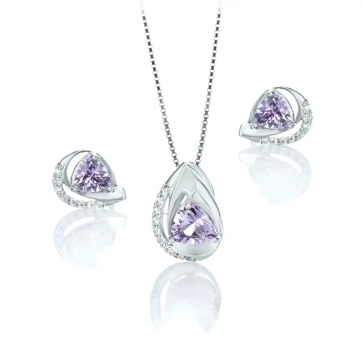 Обици с Нано Александрит Сребро 925 – by Crystal Pro Jewellery